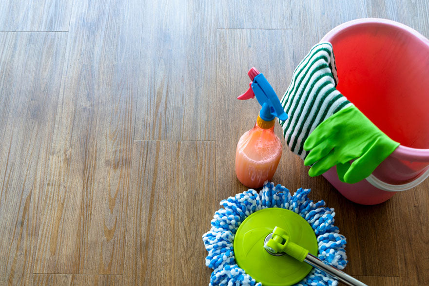 cleaning supplies vinyl floor