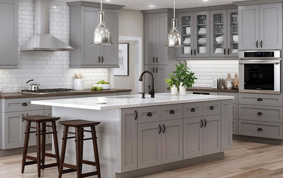 Woodline Series - Tiverton Pebble Gray - Wholesale Cabinet Supply