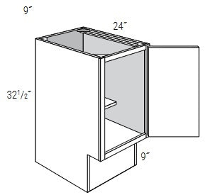 ADA-BF09-R - Dover White - Base Cabinet