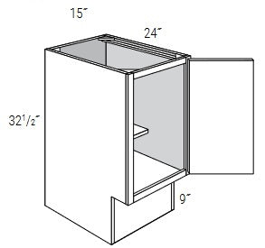 ADA-BF15-R - Dover White - Base Cabinet