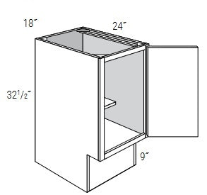 ADA-BF18-R - Dover White - Base Cabinet