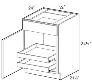 Blue Shaker Cabinets - Woodline Series | Wholesale Cabinet Supply