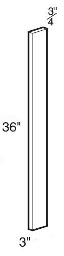 FS36 - Hawthorne Cinnamon - Filler Strip - 3w X 36h