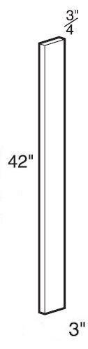 FS42 - Wembley Valley Gray - Filler Strip - 3w X 42h