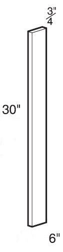 FS630 - Glasgow Deep Onyx - Filler Strip - 6w X 30h