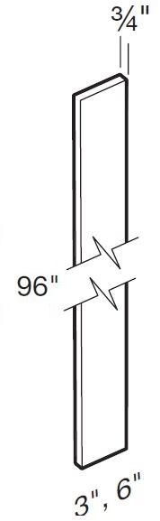 FS696 - Manhattan High Gloss White - Filler Strip-6wX96h-FG