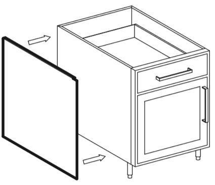 FSP3130 - Shaker Black - Outdoor Mldg/Panel/Filler/Valance - Special Order