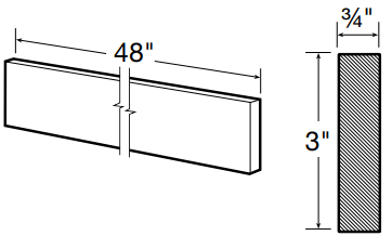 VA48 - Glasgow Deep Onyx - Valance-48wX3h