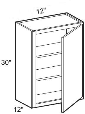 W1230R - Hawthorne Cinnamon - Wall 12" x 30" - Single Door - Hinges On Right