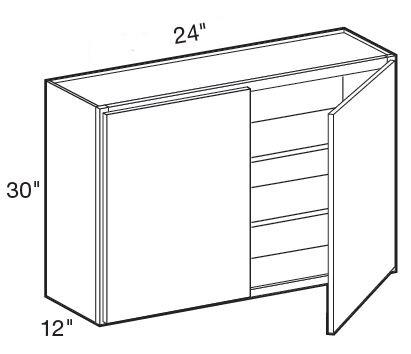 W2430 - Hawthorne Cinnamon - Wall 24" x 30" - Double Doors