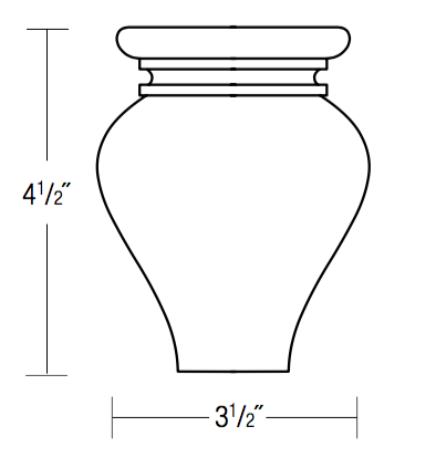 BF - Trenton Recessed - Bun foot (split)