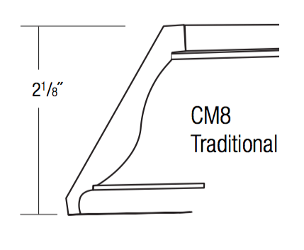 CM8-T - Essex Truffle - Crown Molding - TRADITIONAL