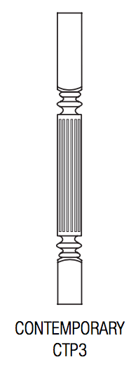 CTP3   - Essex Truffle - Contemporary Turn Post