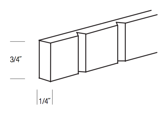 DM4 - Amesbury White - Dentil Molding