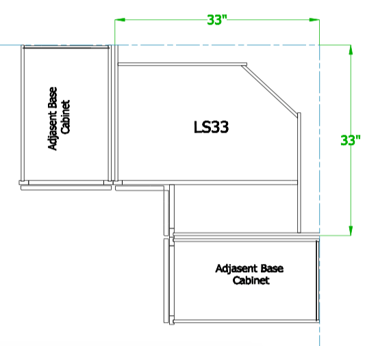 LS33 - Essex Castle - Lazy Susan 33 R - Bi-Fold Doors