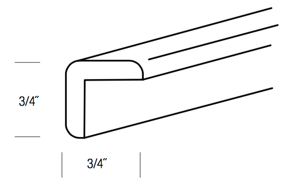 OM8 - Amesbury White - Outside Cnr Molding