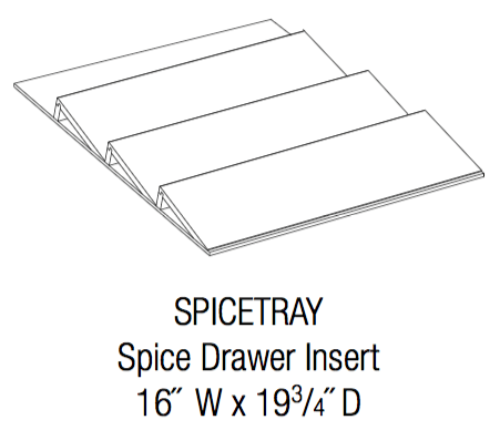 spicetray - Amesbury Mist - Spicetray Drawer Insert