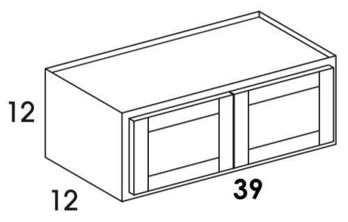 W3912 - Berwyn Opal - Wall Cabinet - Double Doors