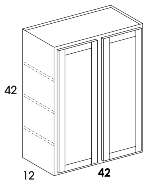 W4242 - Berwyn Opal - Wall Cabinet - Double Doors