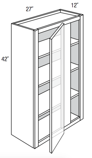 WBC2742 - Upton Brown - 42" High Wall Blind