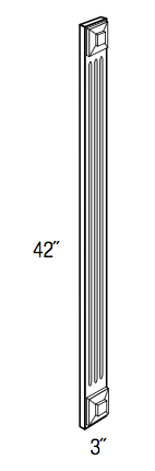 WF342F  - Essex Castle - 3x42" Fluted Filler