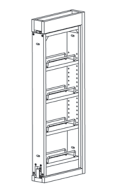 WF3PULL - Amesbury White - Wall Filler Pull-out for 3" Filler